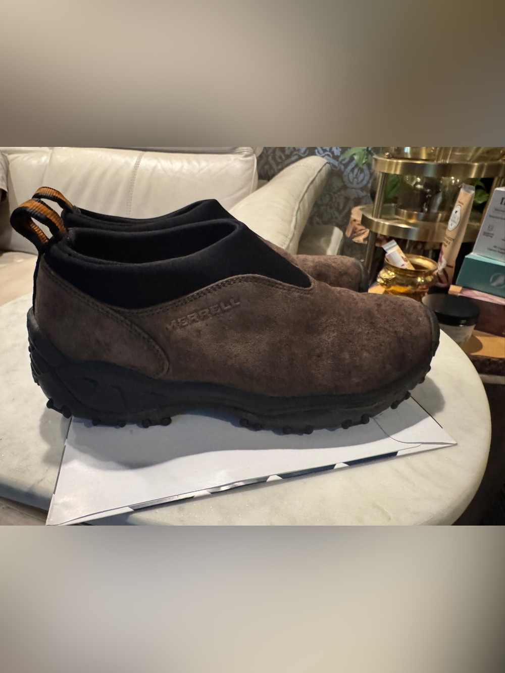 Merrell Winter Moc Gunsmoke 7.5  Slip-On Hiking Trail Shoe